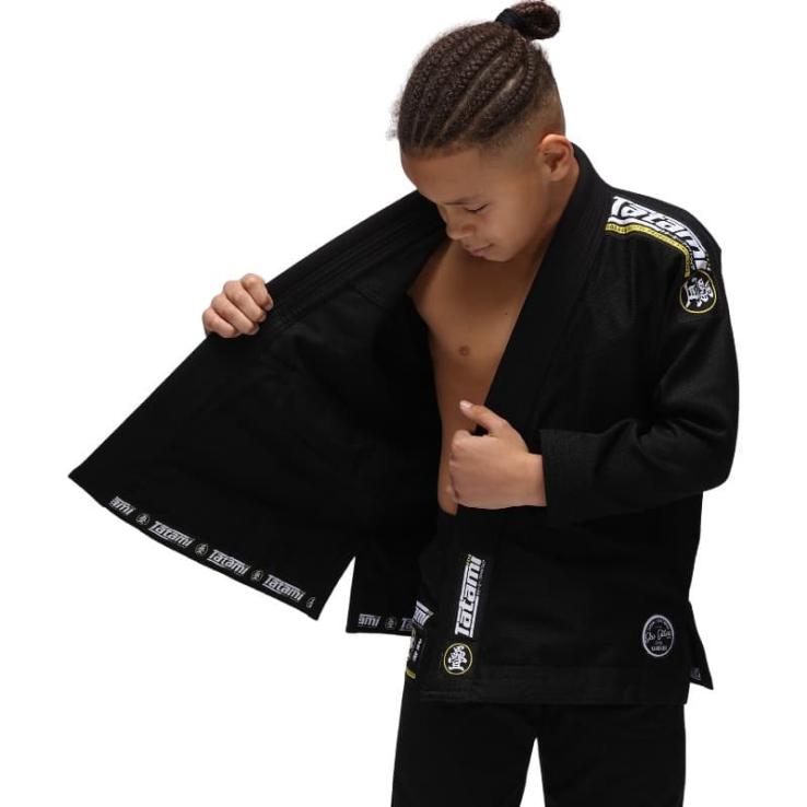 Kimono BJJ Tatami Nova Absolute bambino nero + Cintura Bianco Kid