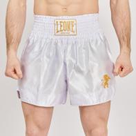 Pantaloni Muay Thai Leone Basic 2 - bianchi