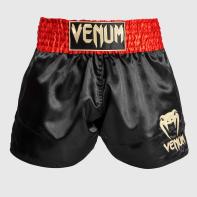 Pantaloni Muay Thai Venum Classic rossi/neri/oro