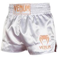 Pantaloncini Muay Thai Venum Classic white / gold