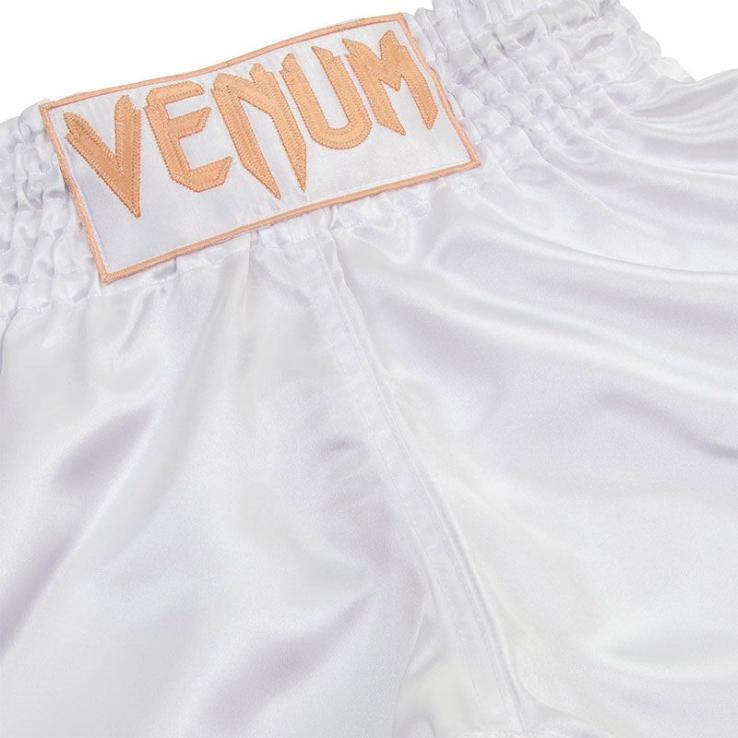 Pantaloncini Muay Thai Venum Classic white / gold